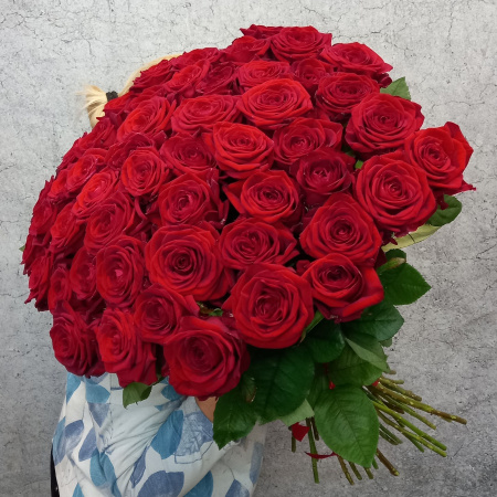 Букет из 51 красной розы