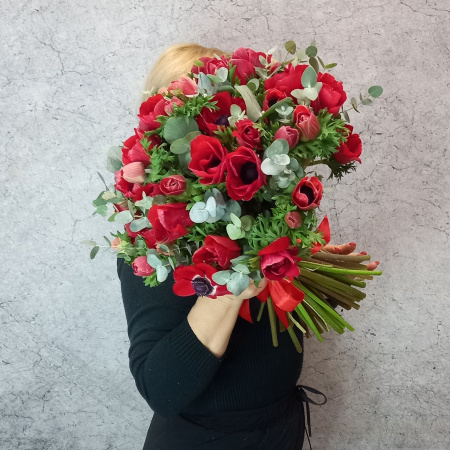 Эксклюзивный букет с анемонами